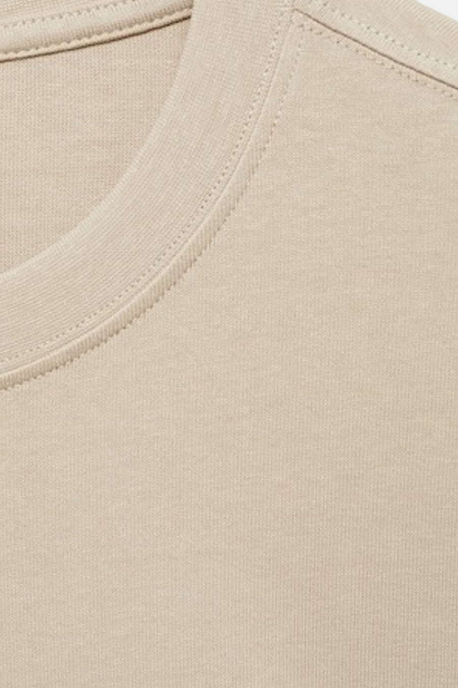 T-shirt (manches courtes) beige - MANGO - MANGO