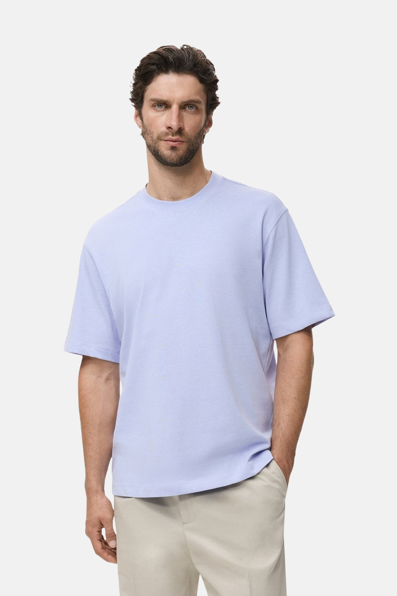 T-shirt (manches courtes) Bleu - MANGO