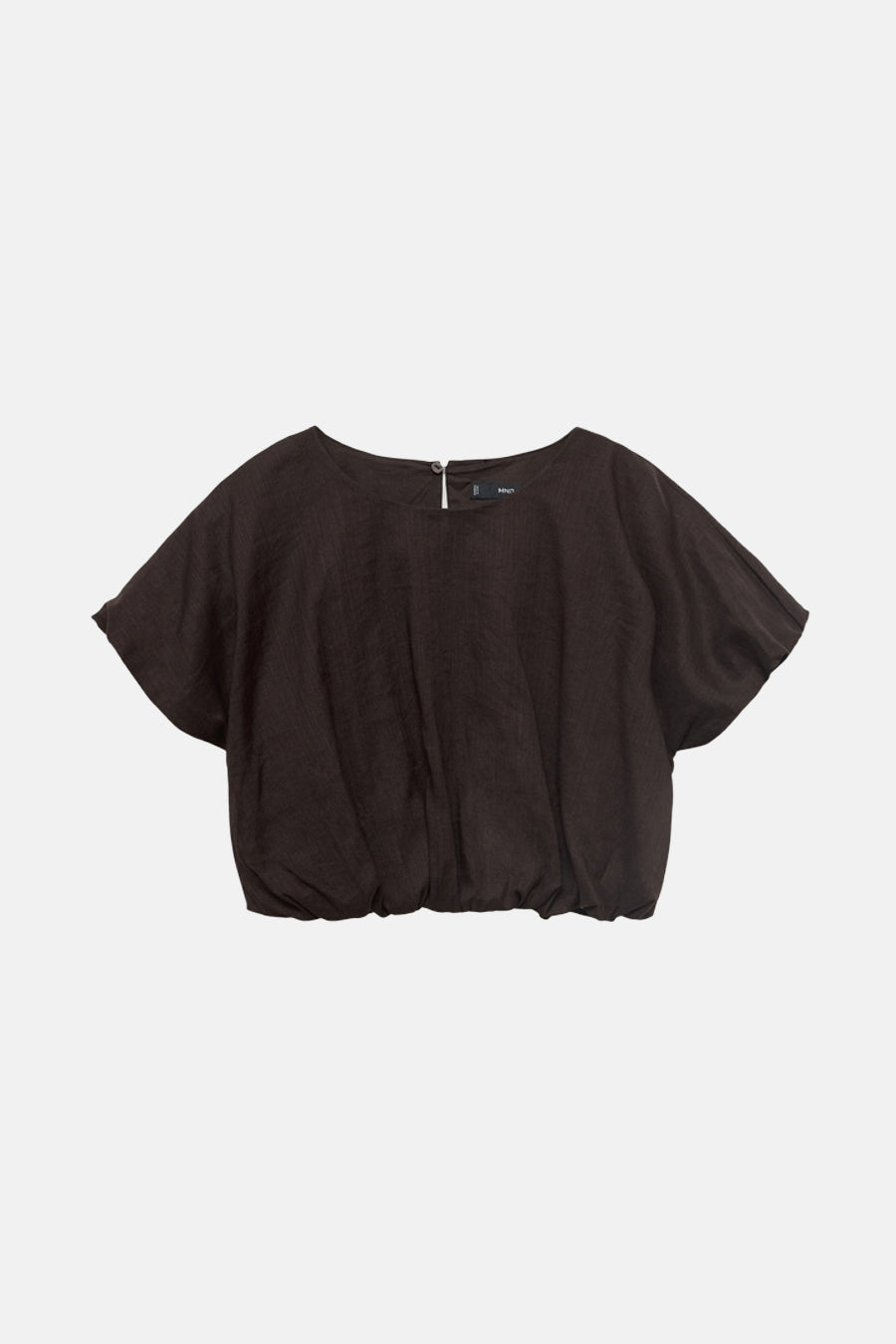 Blouse à manches courtes - brun - MANGO - 6