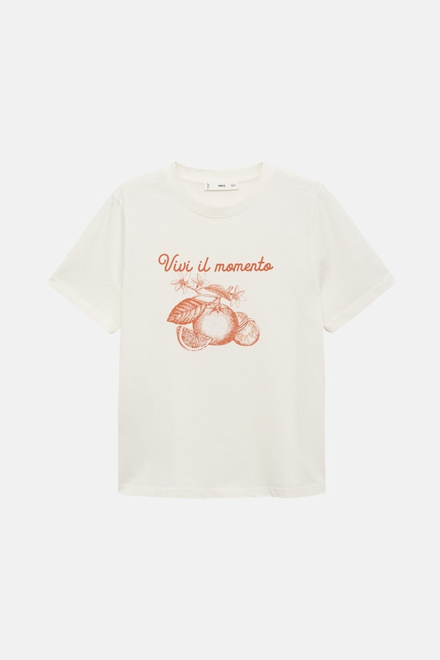 T-shirt à manches courtes - Blanc - MANGO