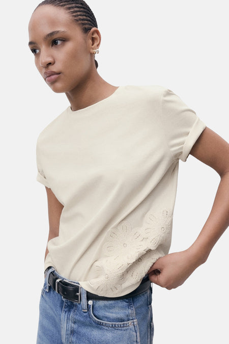 T-shirt à manches courtes - beige