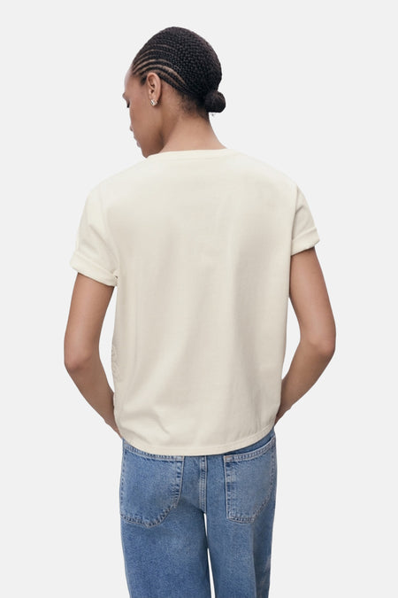 T-shirt à manches courtes - beige