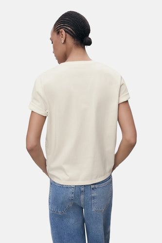 T-shirt à manches courtes - beige - MANGO - 5