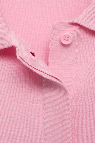 Polo à manches courtes - rose - MANGO - 5