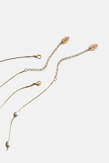 Collier (court) doré - MANGO