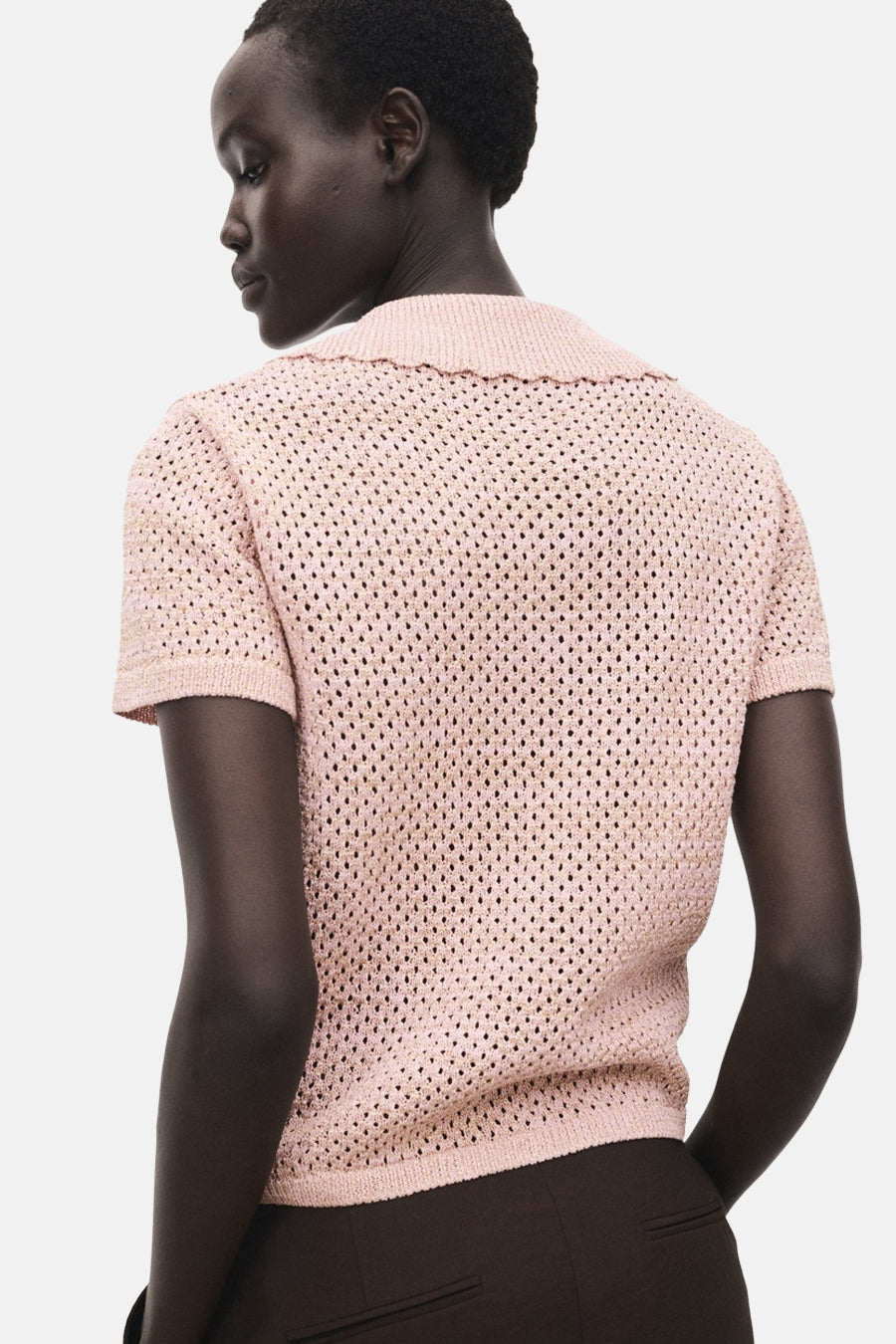 Polo à manches courtes - rose - MANGO - 3