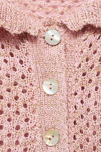 Polo à manches courtes - rose - MANGO - 5