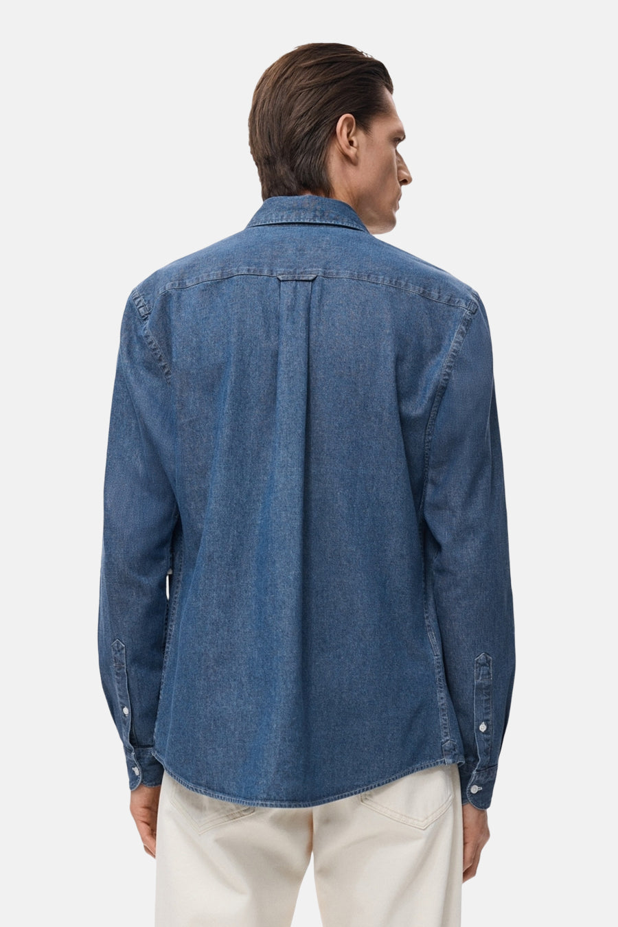 Chemise à manches longues - denim - MANGO