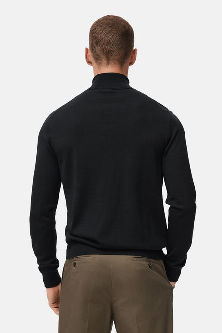 Pull à col rond - noir