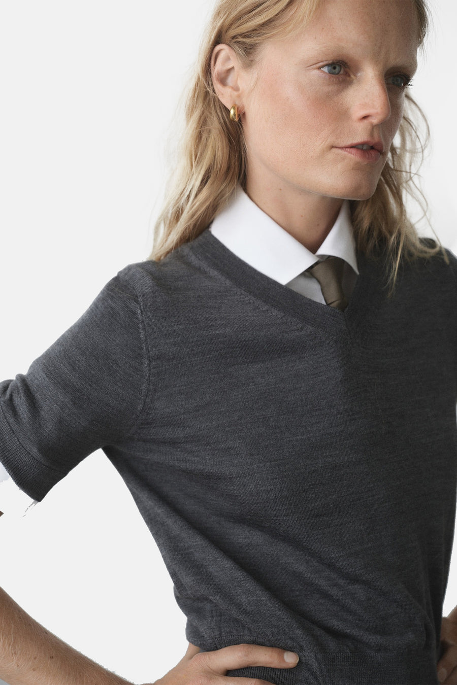 Boucle d'oreilles doré - MANGO - MANGO