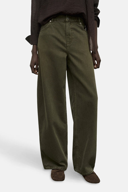 Jeans coloré - kahki