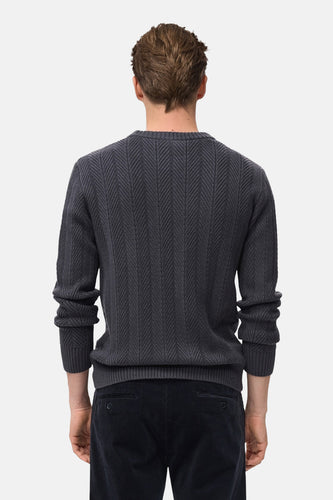 Pull à col rond - Gris - MANGO