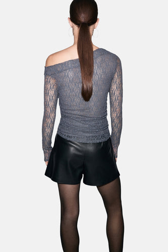 Blouse à manches longues - gris - MANGO - 5