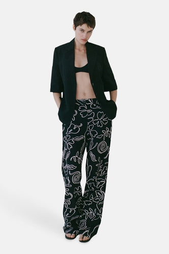 Pantalon - Noir - MANGO