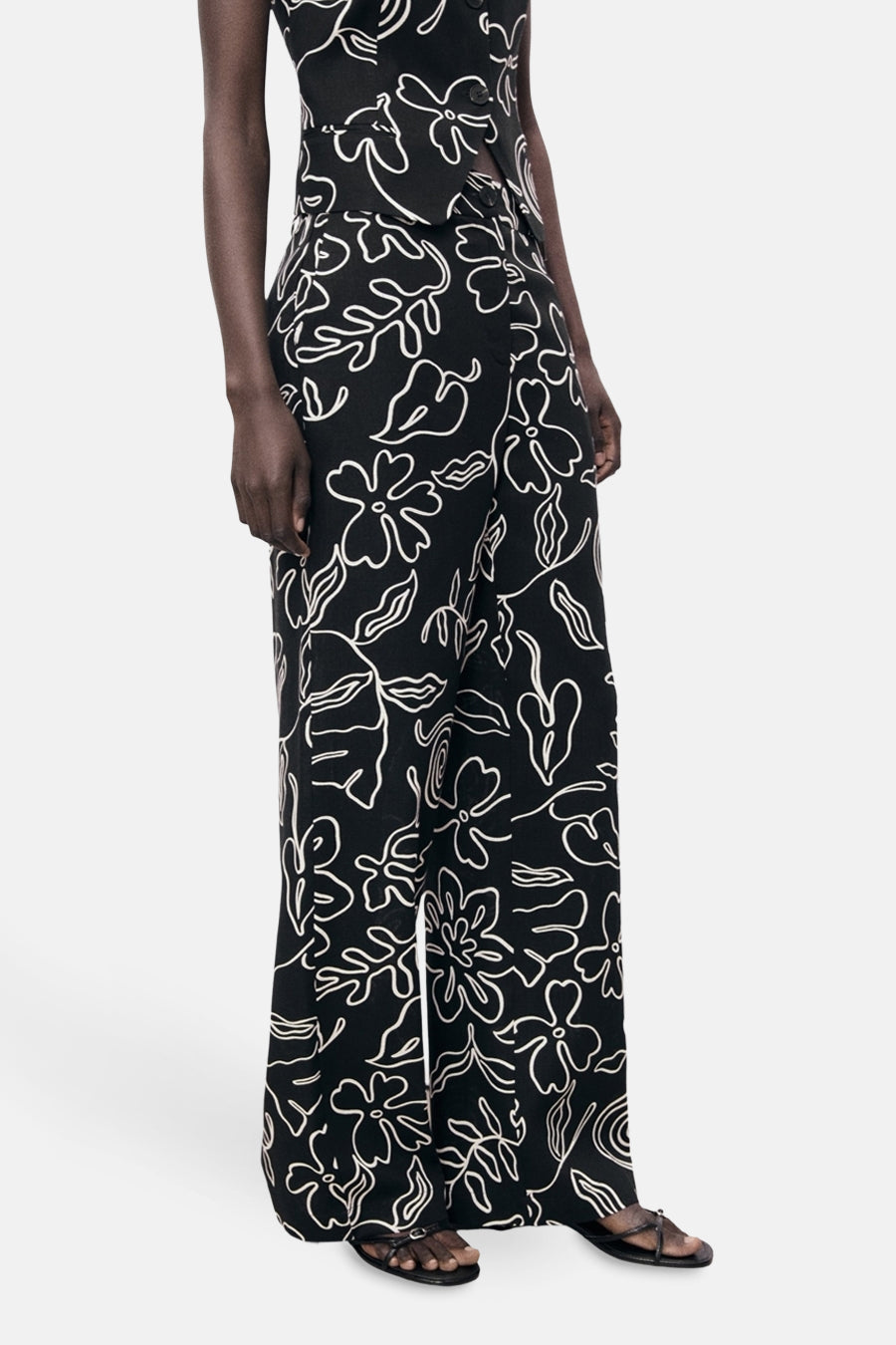 Pantalon - Noir - MANGO