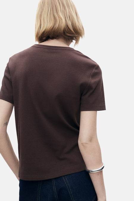T-shirt à manches courtes - brun