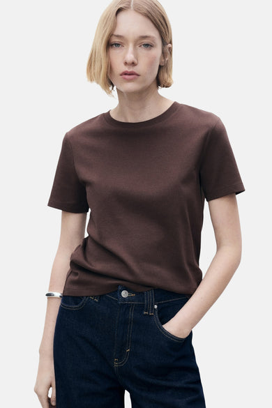 T-shirt à manches courtes - brun