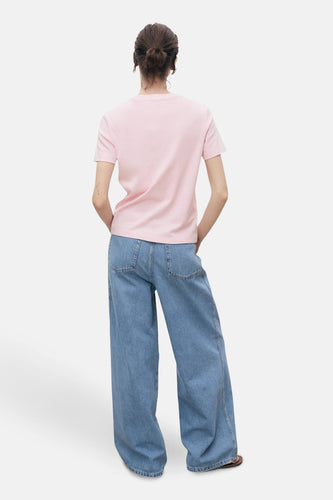 T-shirt à manches courtes - rose - MANGO