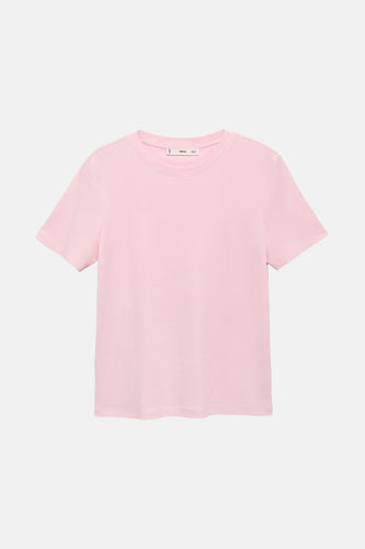 T-shirt à manches courtes - rose - MANGO