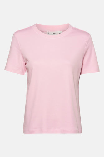 T-shirt à manches courtes - rose - MANGO