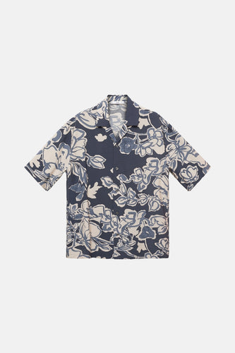 Chemise à manches courtes - bleu - MANGO