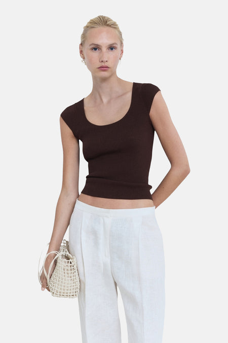 Top - brun