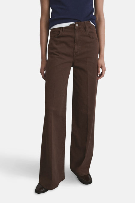 Jeans coloré - brun