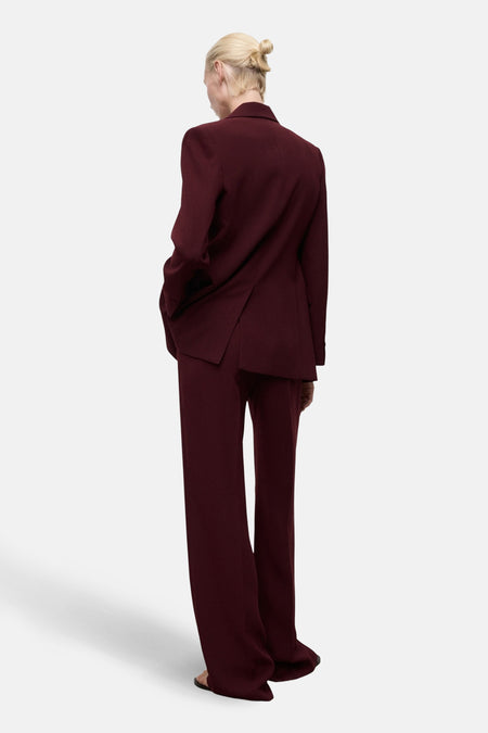 Pantalon de costume - bordeaux