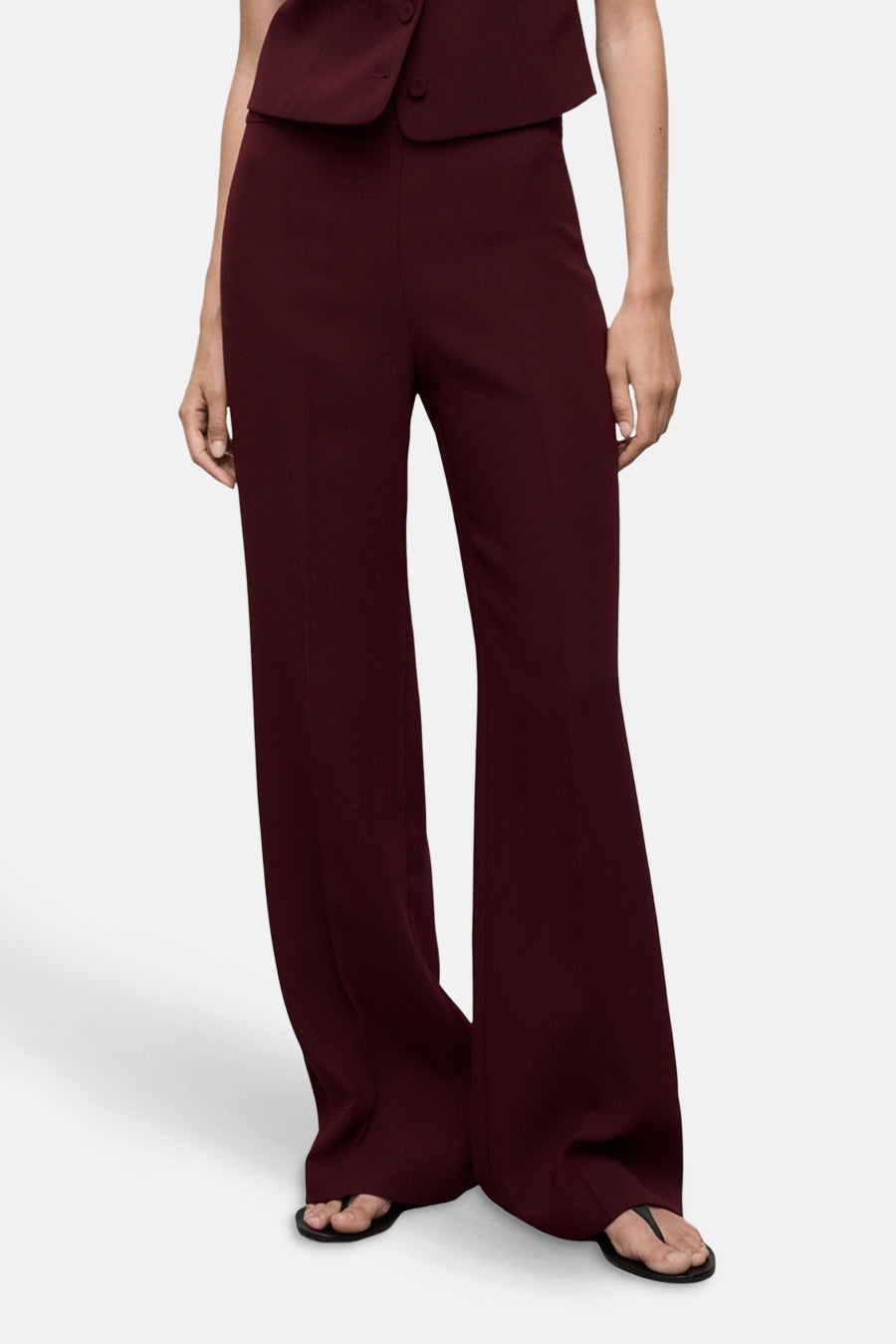 Pantalon de costume - bordeaux - MANGO
