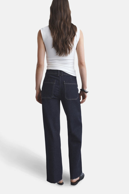 CATHERIN - dark blue denim