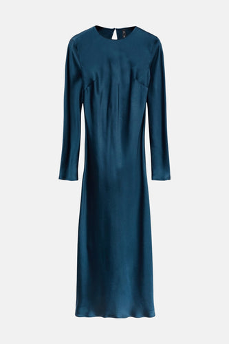 Robe à manches courtes - bleu - MANGO - 5