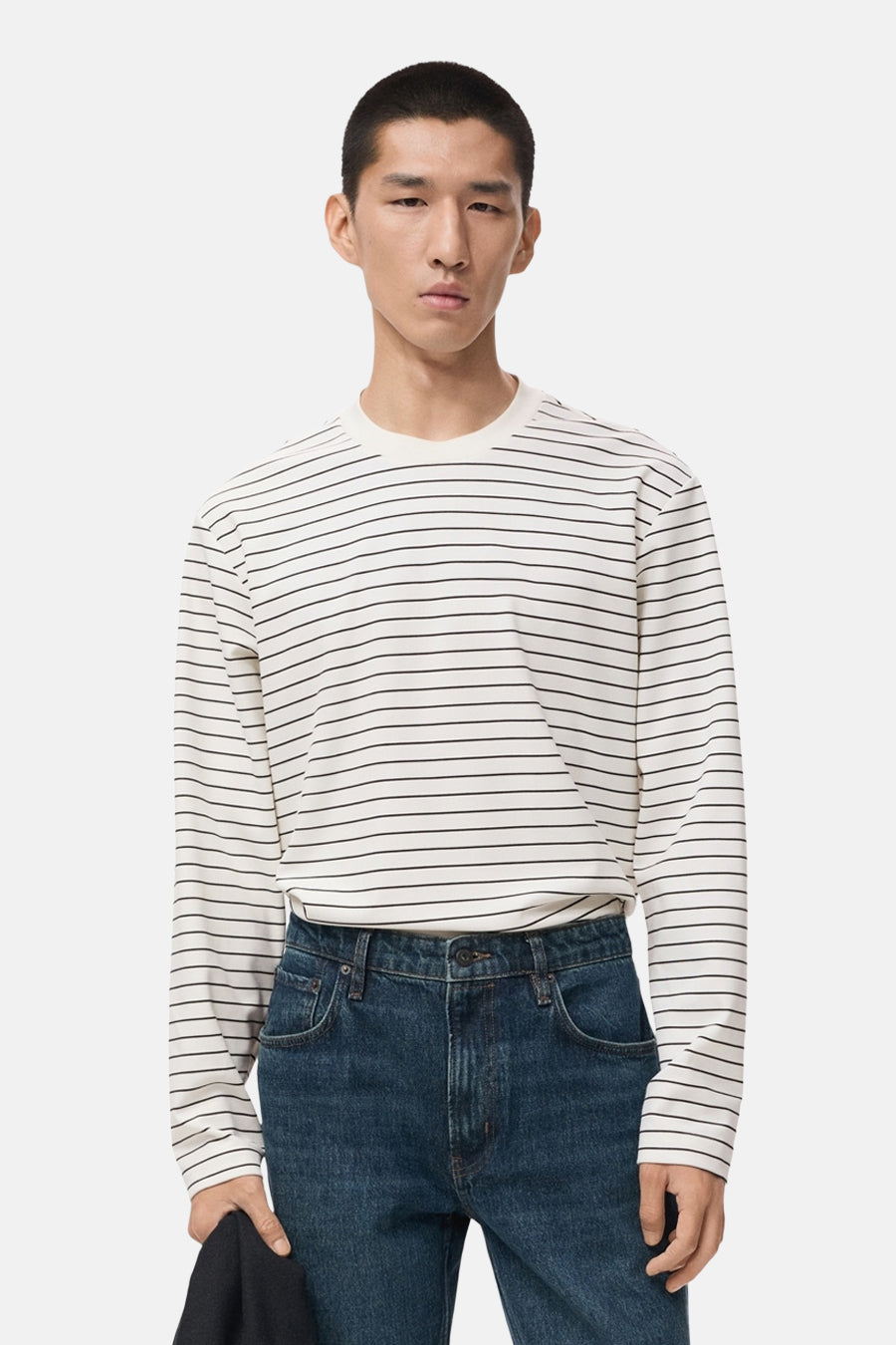 T-shirt à manches longues - Blanc - MANGO