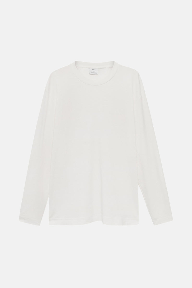 T-shirt à manches longues - blanc