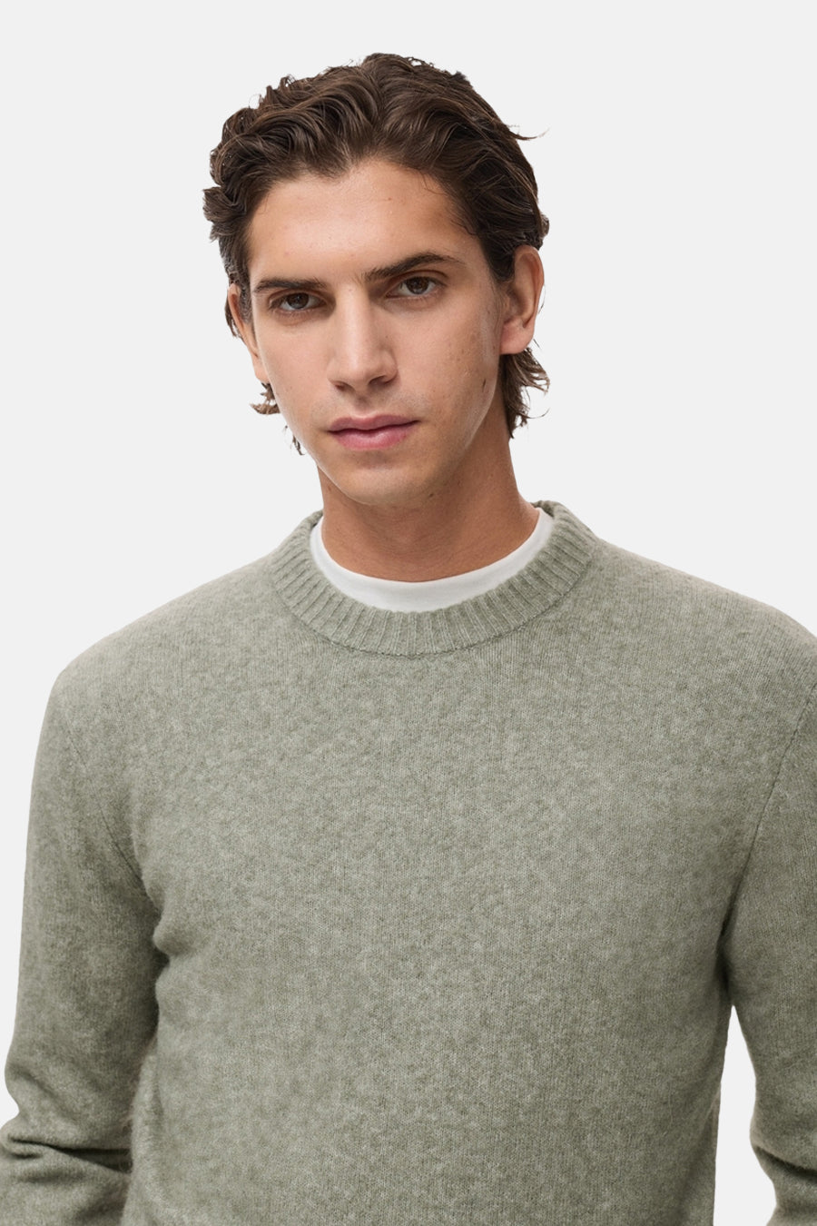 Pull col O vert - MANGO - MANGO - 4