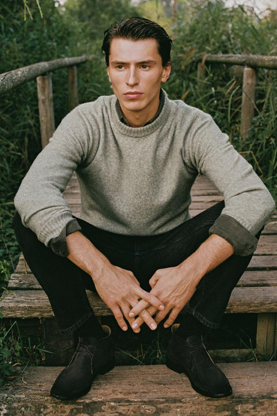 Pull col O vert - MANGO - MANGO - 5