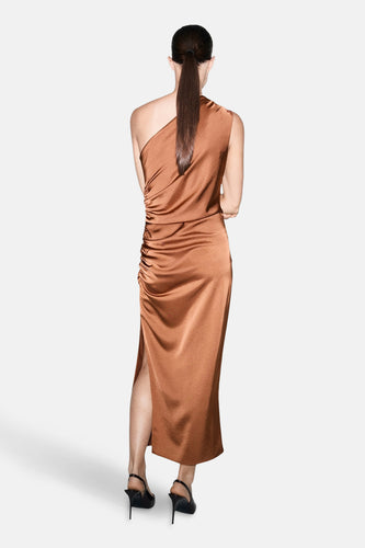 Robe - brun - MANGO - 5