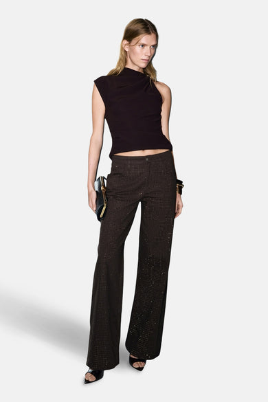 Jeans coloré - brun