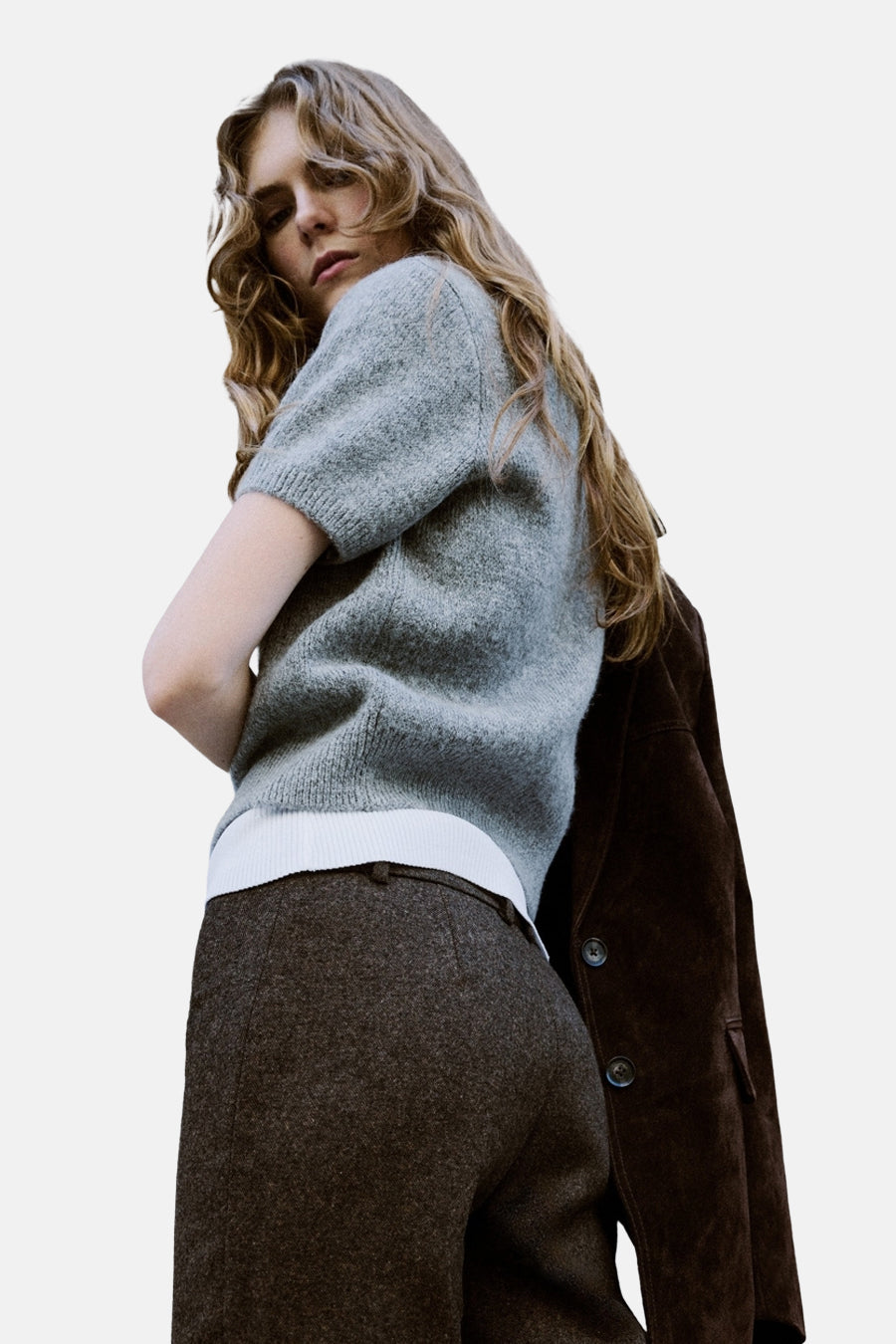 Gilet - gris - MANGO