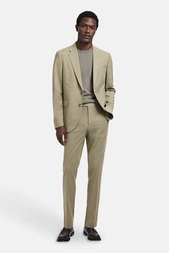 Pantalon de costume vert de MANGOANGO, avec un motif motif etéééé T-shirt-shirt des chaussureses.