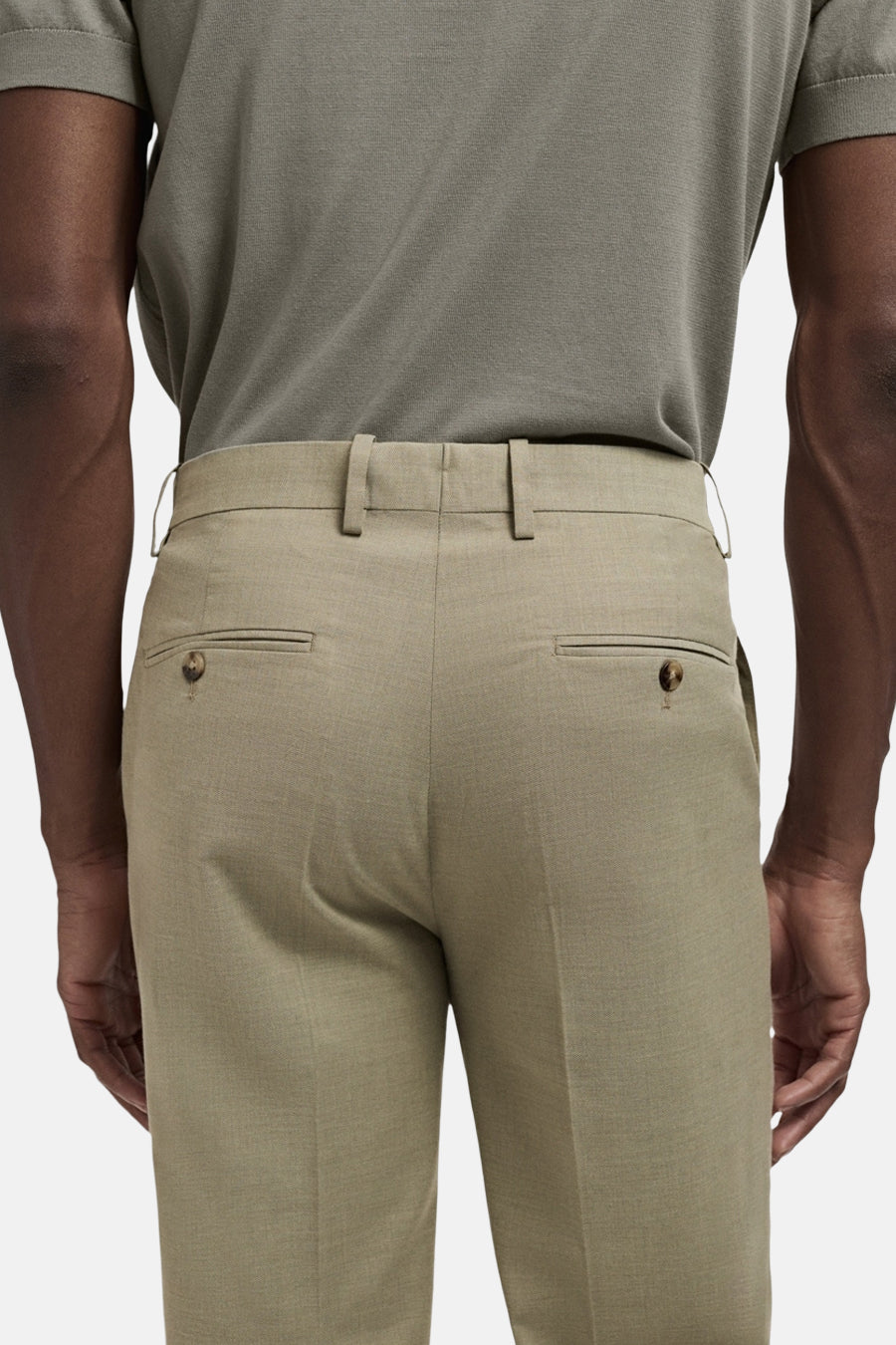 Pantalon de costume - vert - MANGO - 6