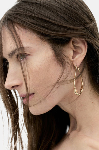 Boucle d'oreilles doré - MANGO - MANGO