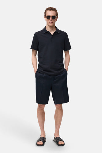 Polo à manches courtes - Bleu foncé - MANGO