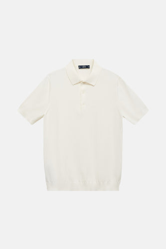 Polo à manches courtes - Écru - MANGO