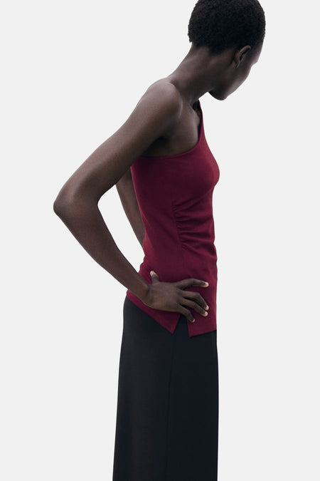 Top (sans manches) Bordeaux - MANGO