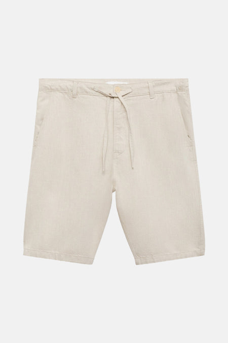 short en jean Écru - MANGO