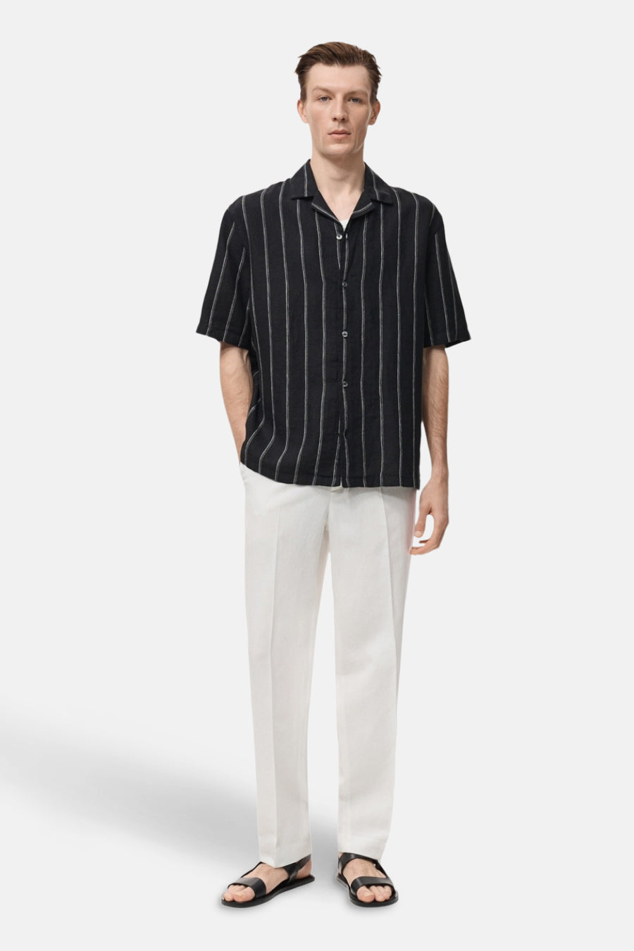 Chemise à manches courtes - noir - MANGO - 2