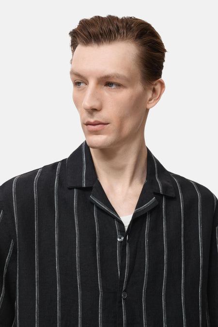 Chemise à manches courtes - noir