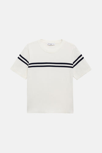 T-shirt à manches courtes - Blanc - MANGO - 6