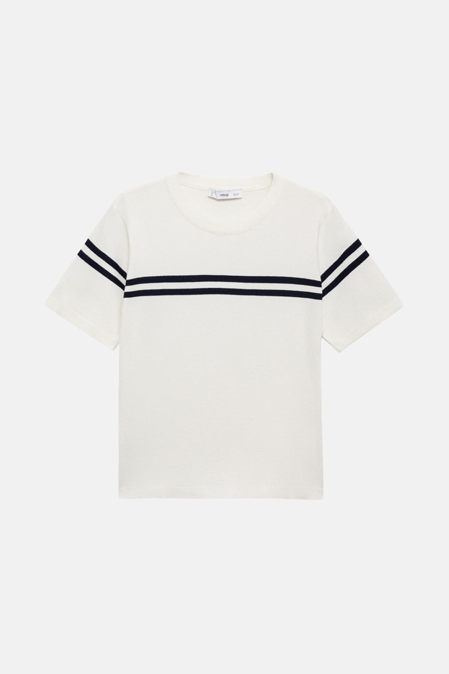 T-shirt à manches courtes - Blanc - MANGO - 6