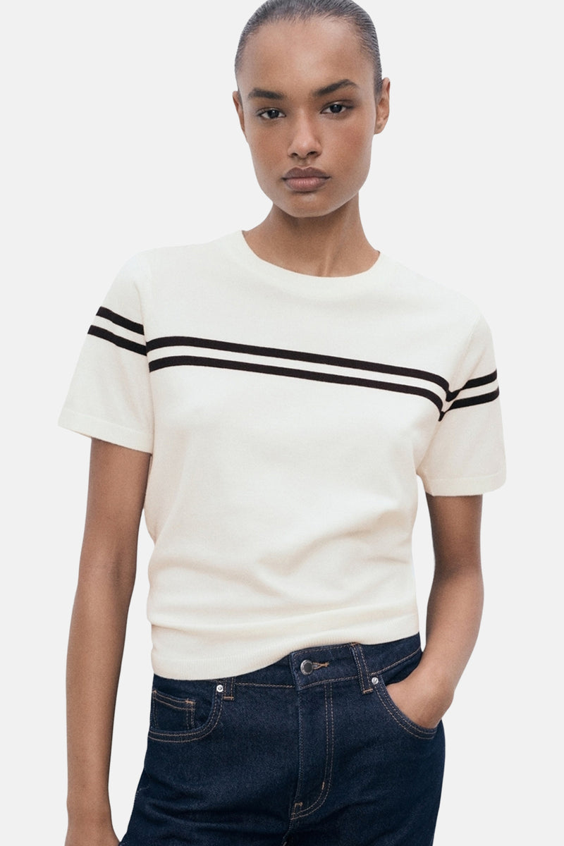 T-shirt à manches courtes - Blanc